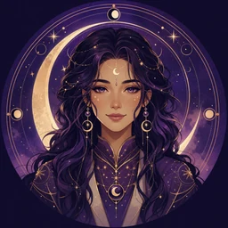 Luna tarot style